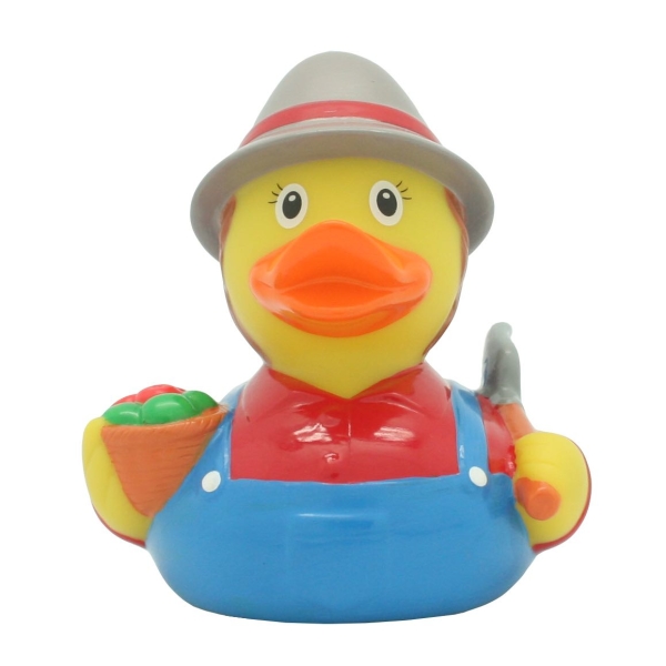 Farmer Woman Rubber Duck