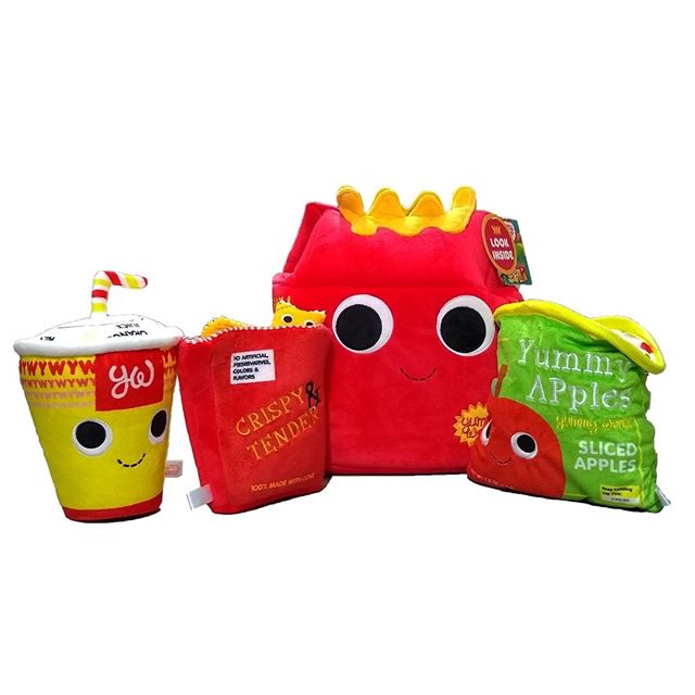 Fastfood Meal Interactive Plush Toy