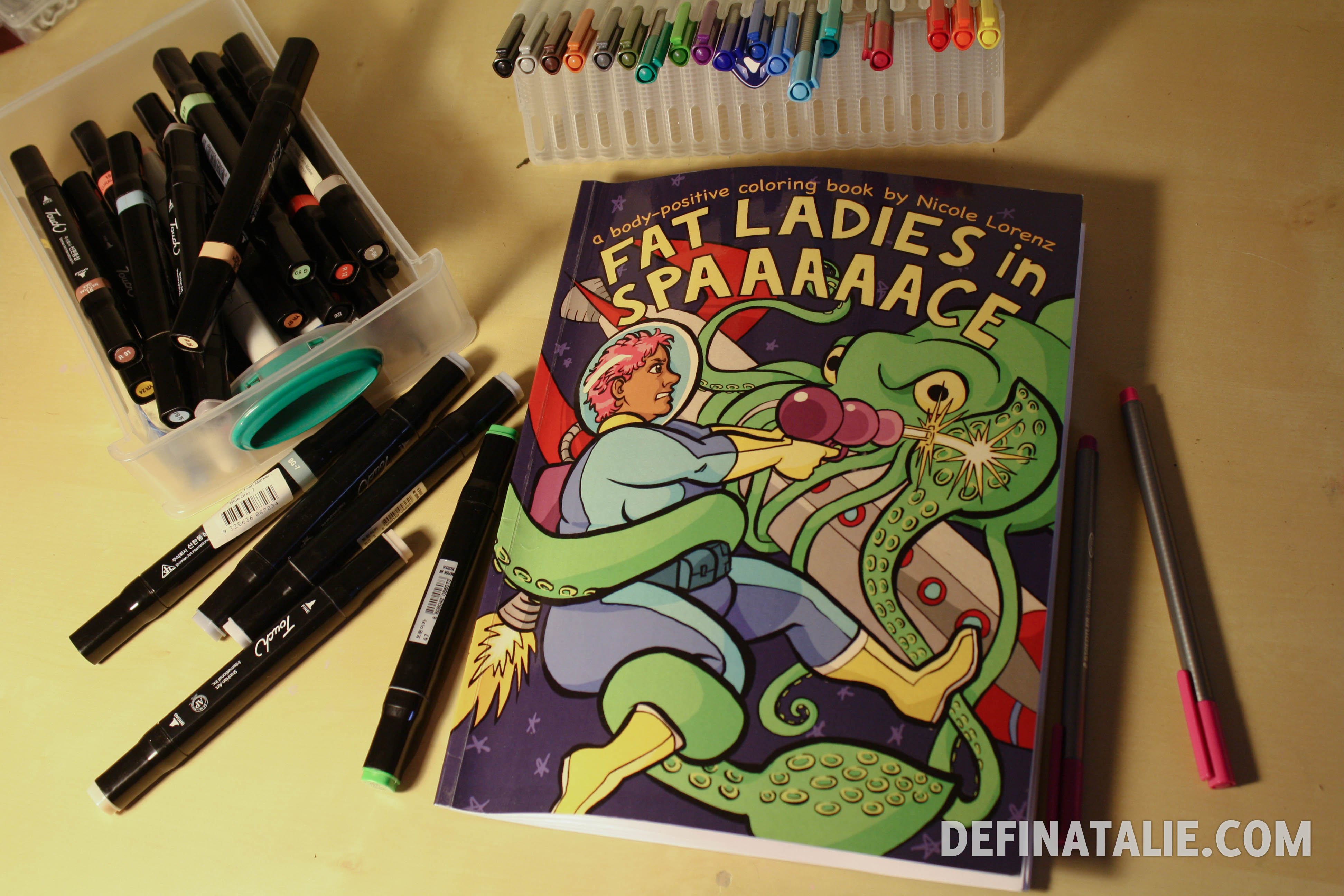 Fat Ladies in Spaaaaace: A Body-Positive Coloring Book