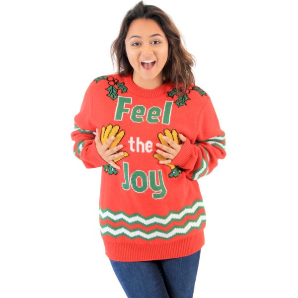 Feel The Joy Tacky Christmas Sweater