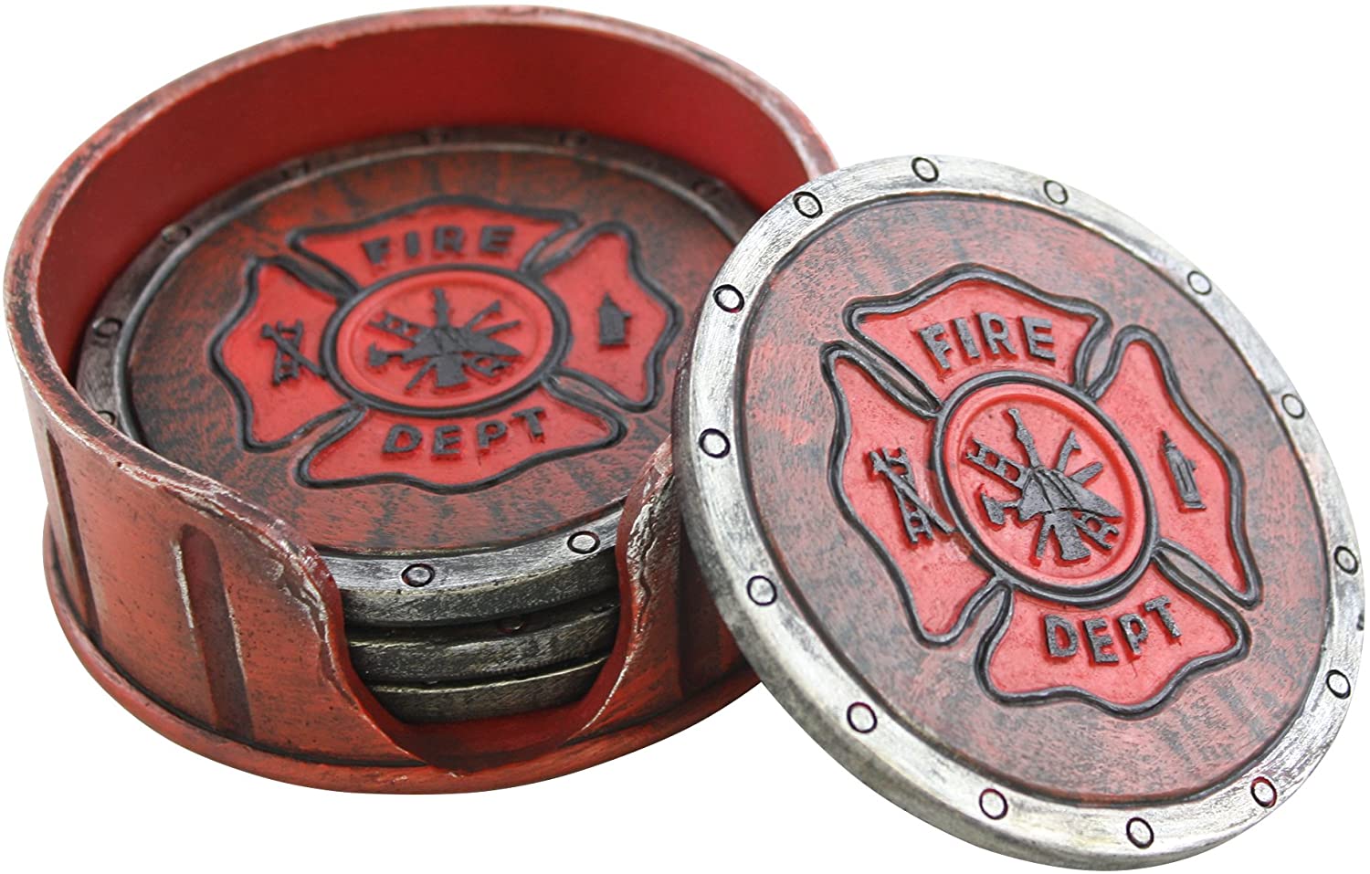  Fire Department Coasters