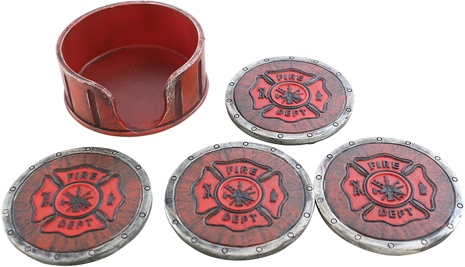  Fire Department Coasters