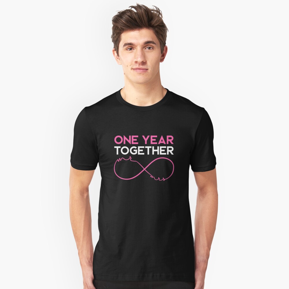 First Wedding Anniversary Couples T-Shirts Set