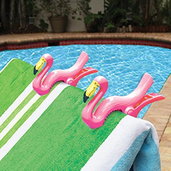 Flamingo Towel Clips