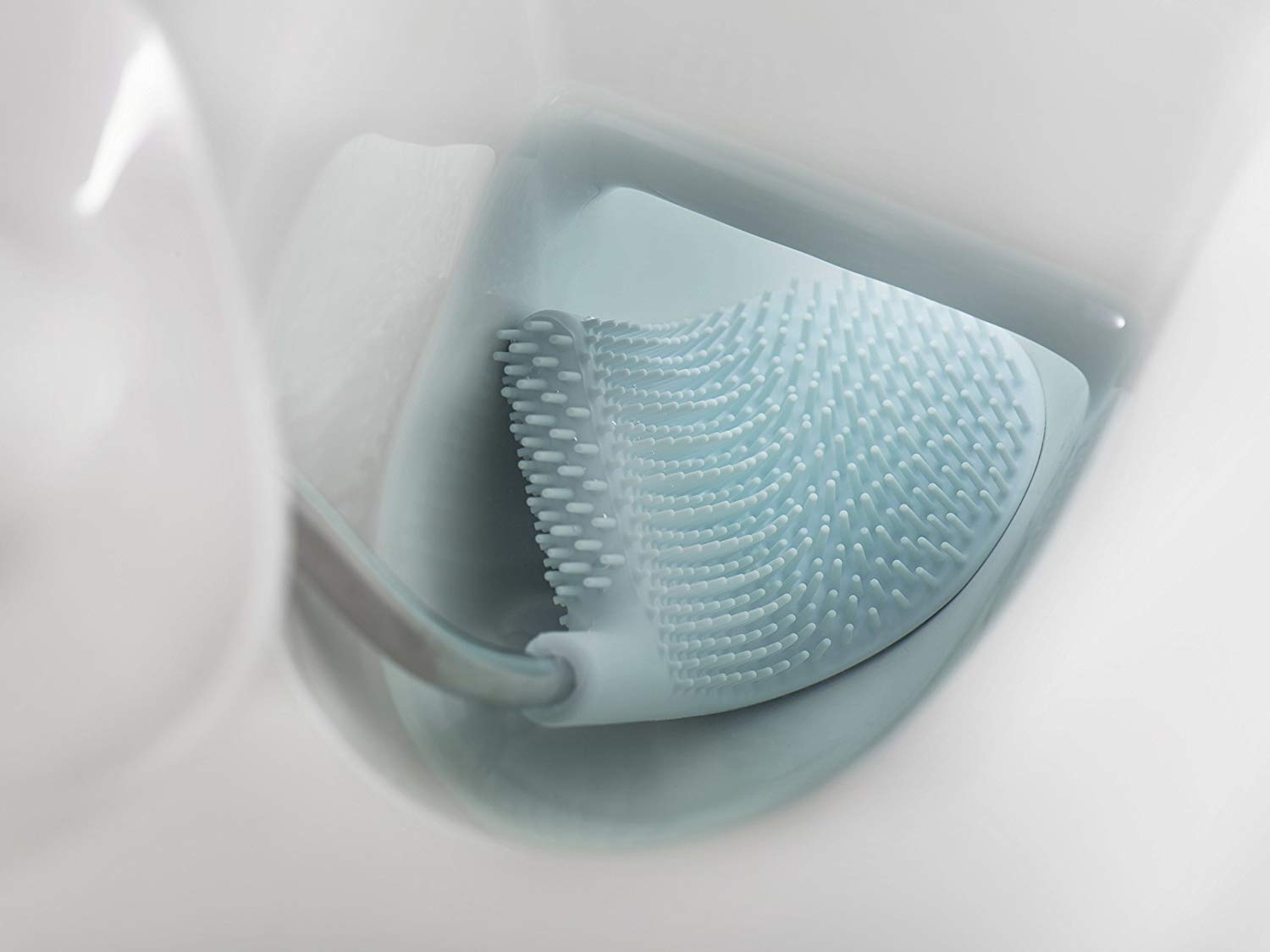 Flex Toilet Brush with Holder and Storage Caddy