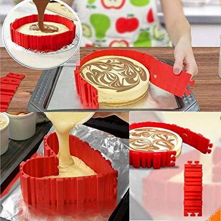 Flexible Silicone Cake Baking Molds