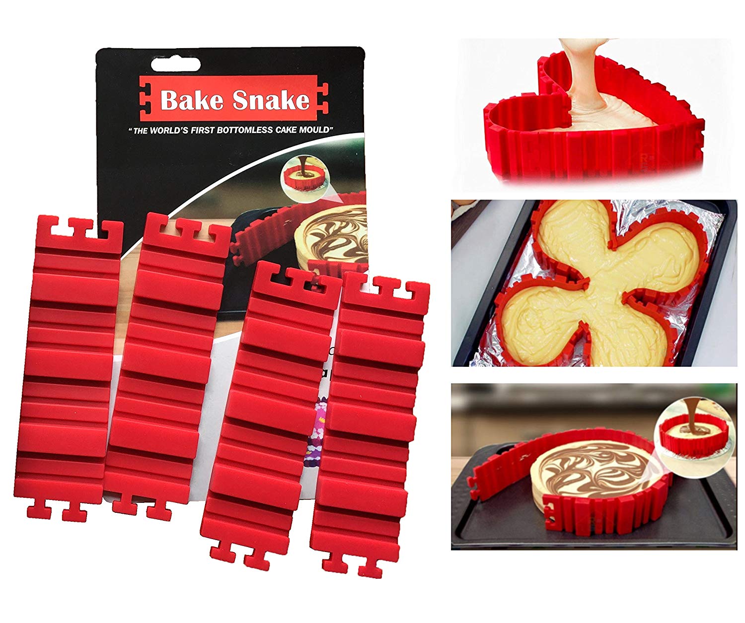 Flexible Silicone Cake Baking Molds