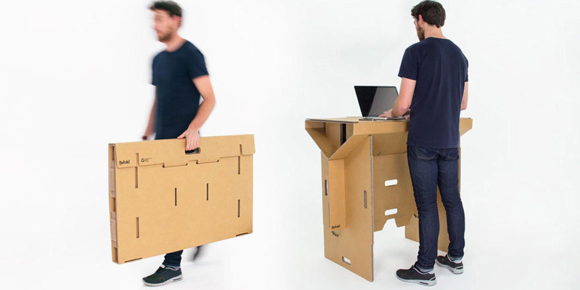 Foldable Cardboard Desk