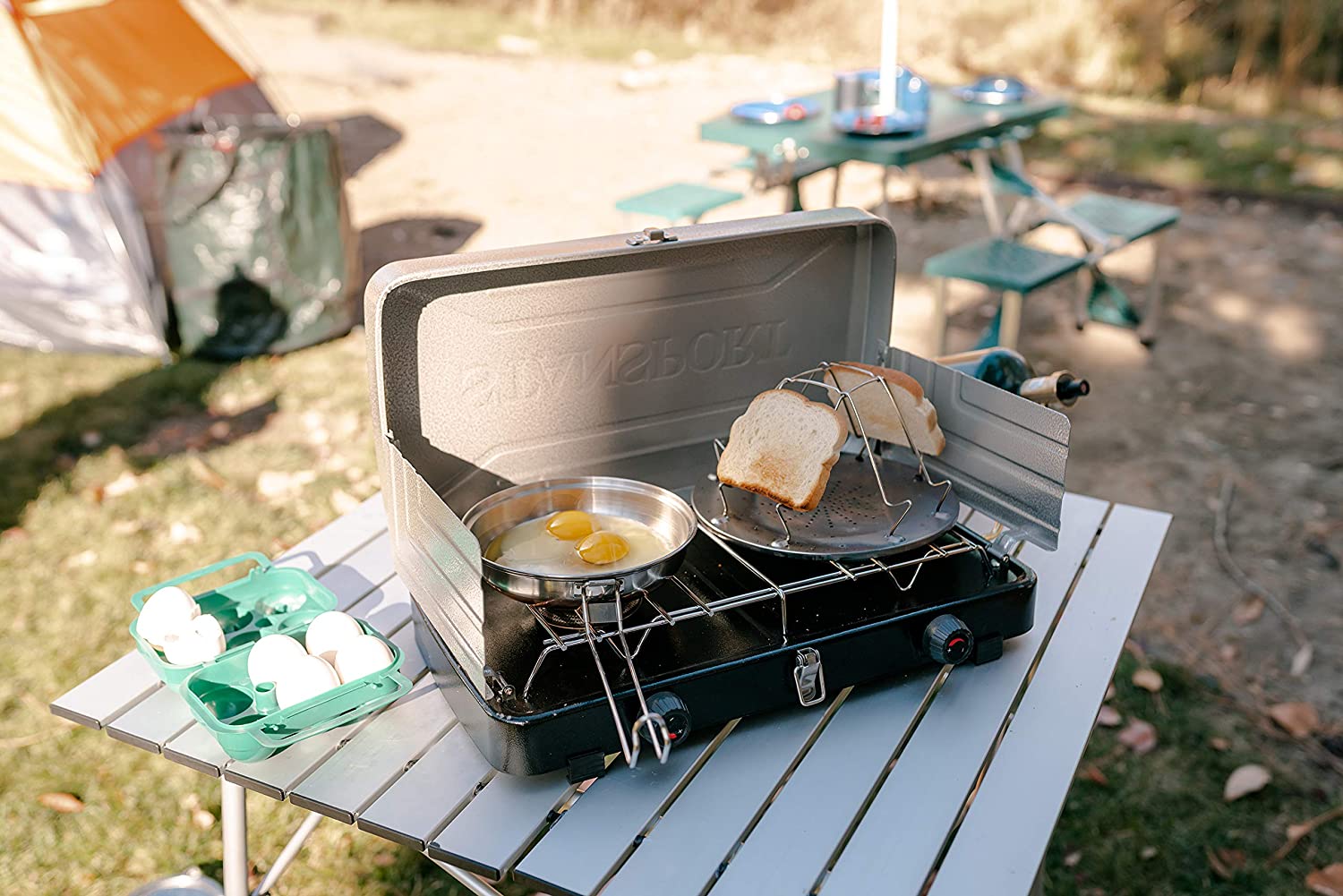 Folding Camp Stove Toaster