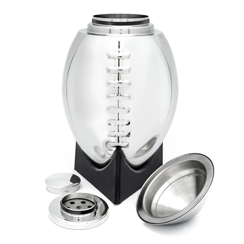 Football-Shaped Cocktail Shaker