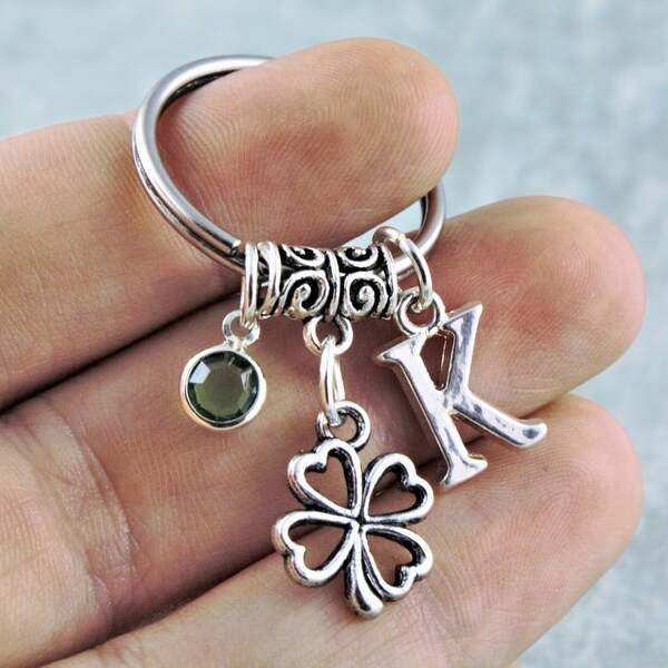 Four Leaf Clover Keyring