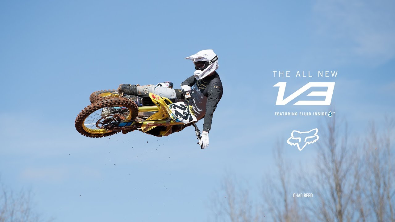 Fox V3 Moto Fluid Рrotection Helmet