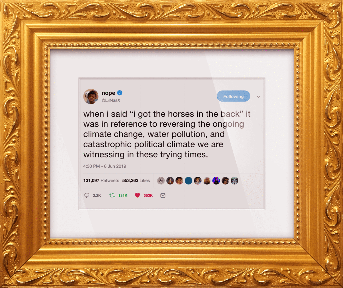 Framed Tweets