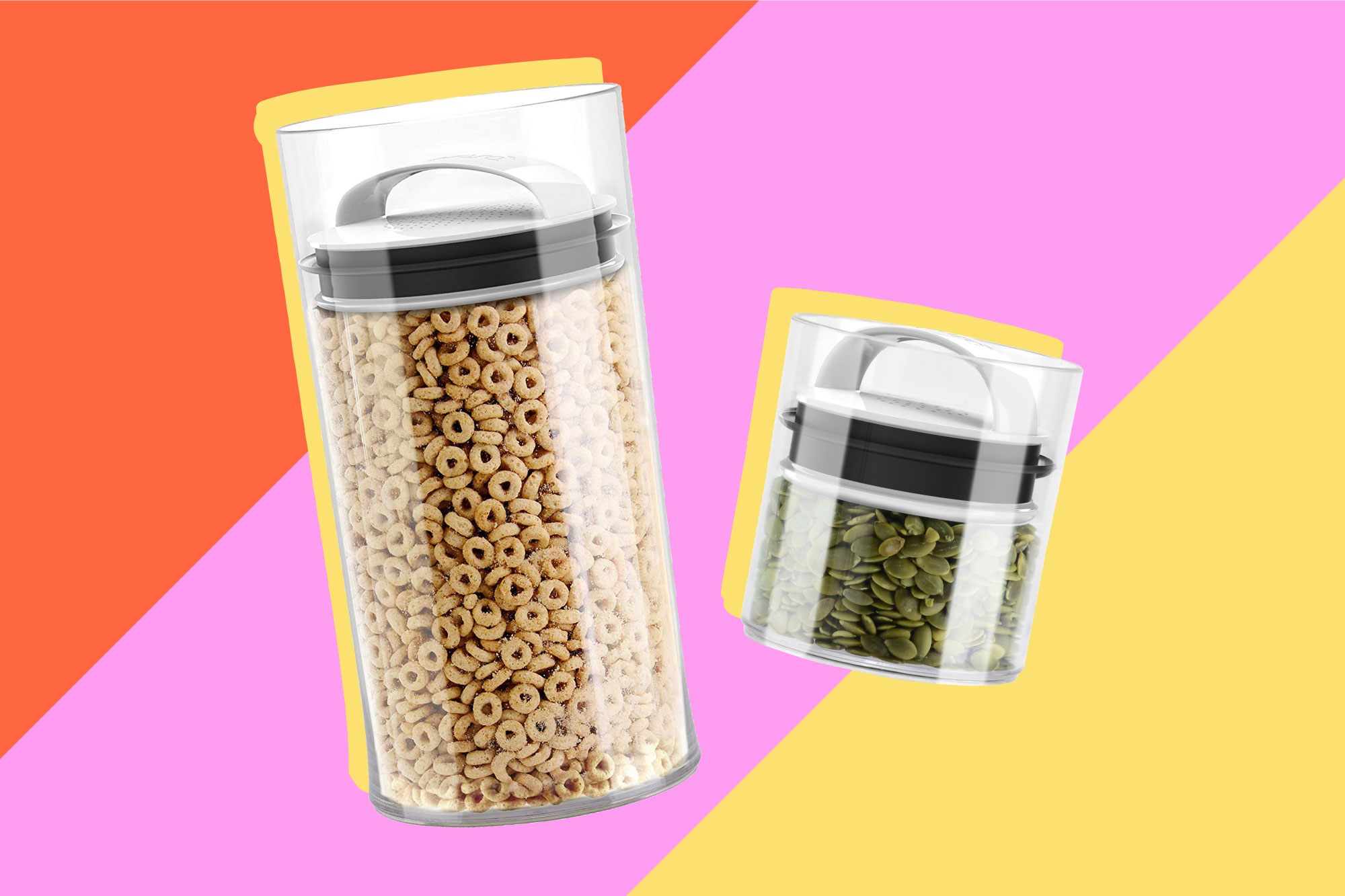 Fresh Saver Airless Coffee Canister