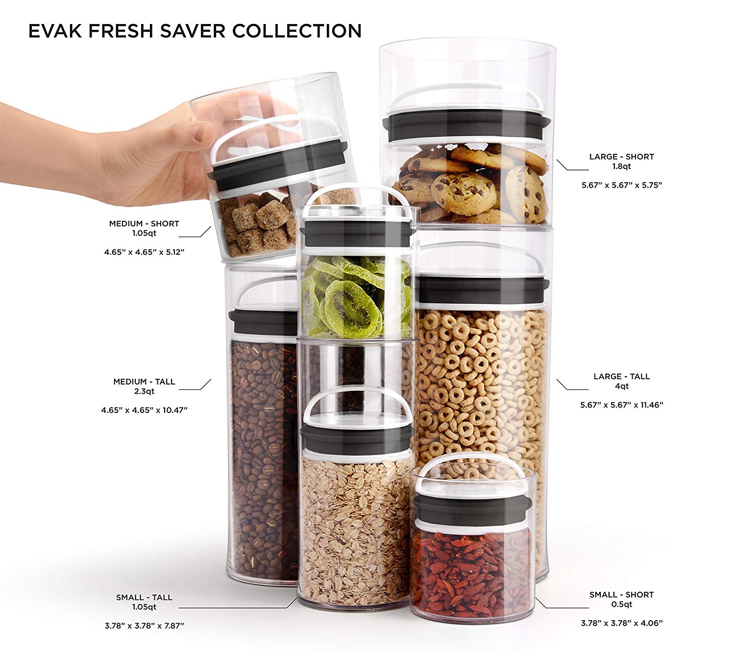 Fresh Saver Airless Coffee Canister