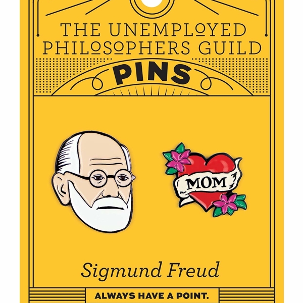  Freud and Mom Enamel Pin Set