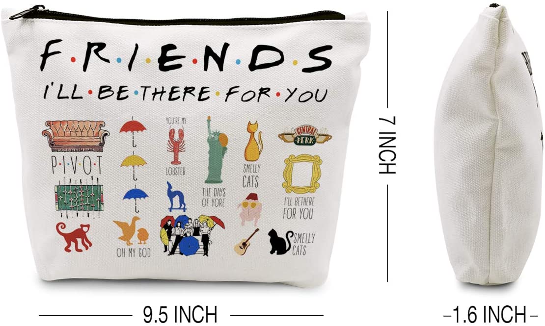 Friends Quotes Makeup Cosmetic Bag