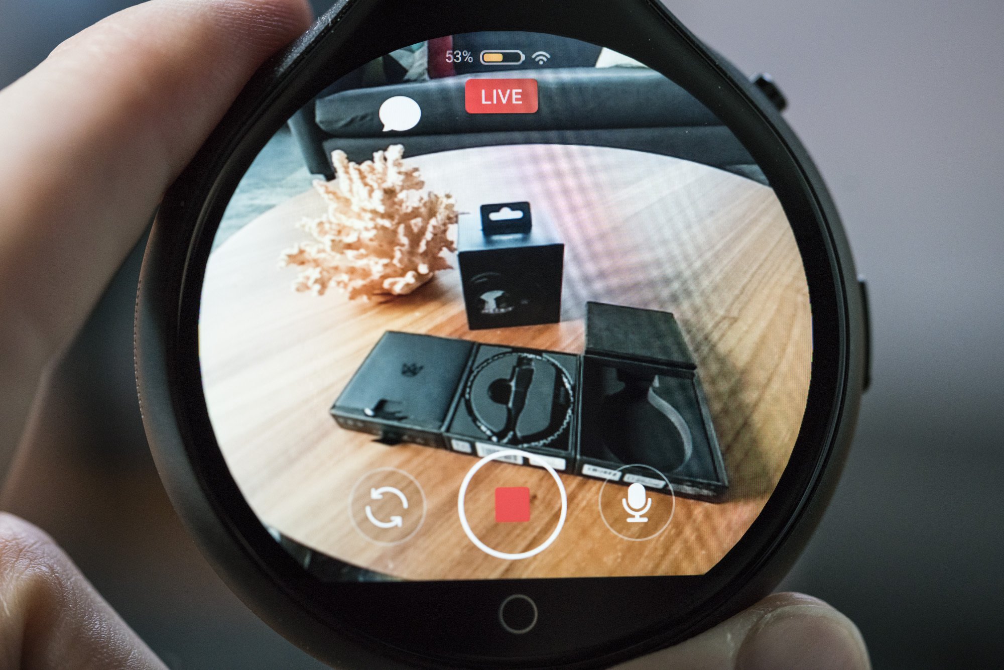 Front Row Wearable Camera