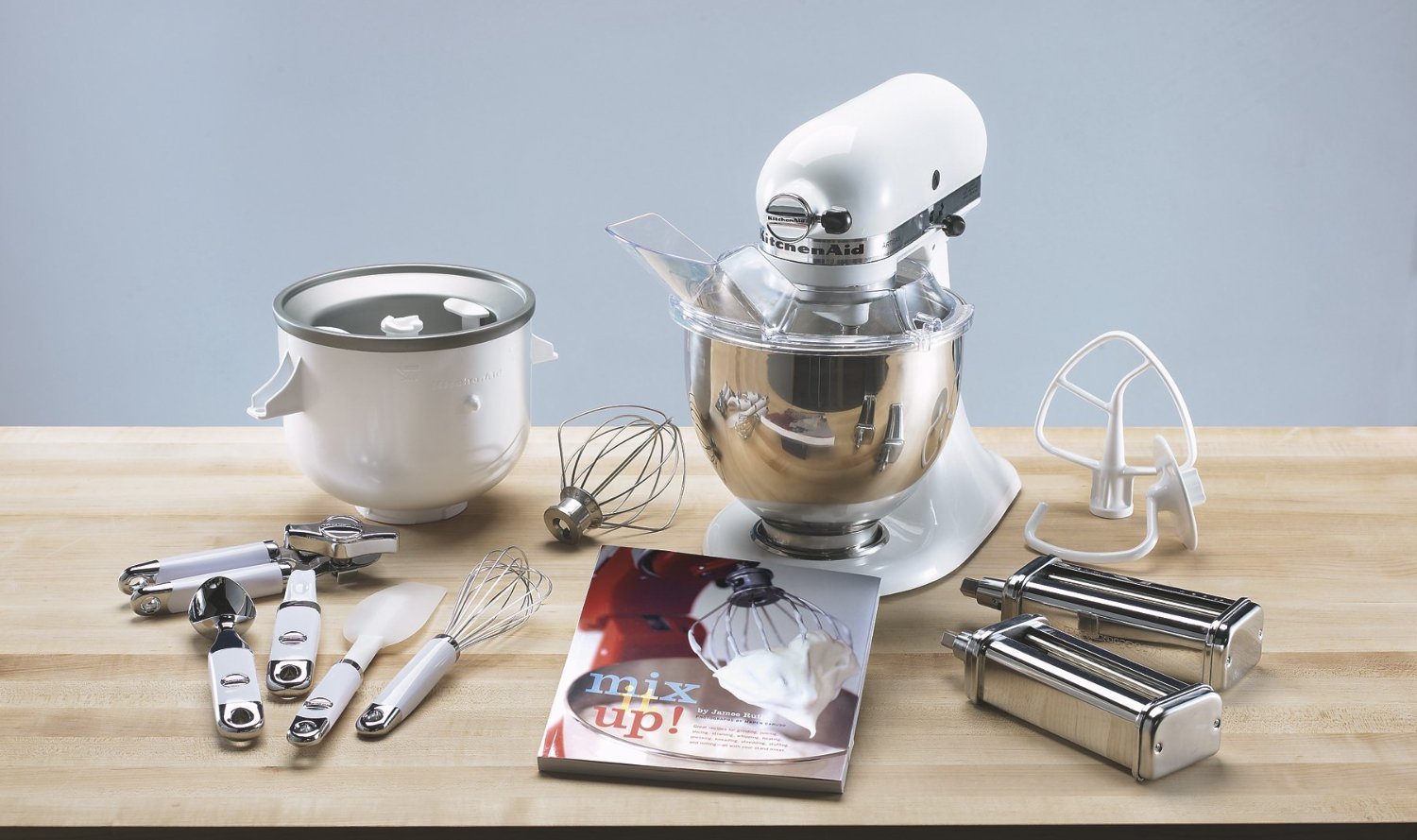 Frosted Pearl White Mixer