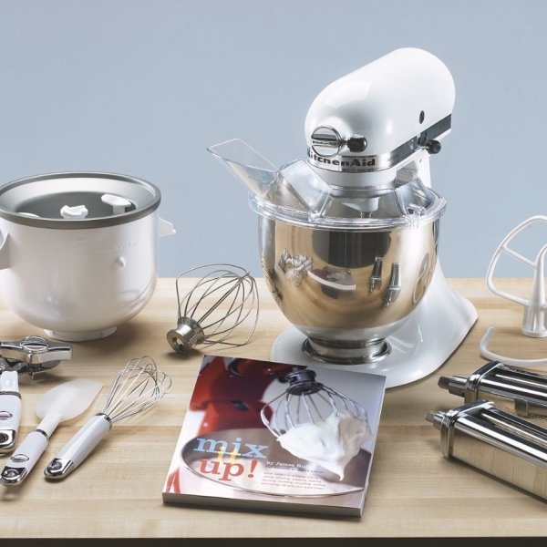 Frosted Pearl White Mixer