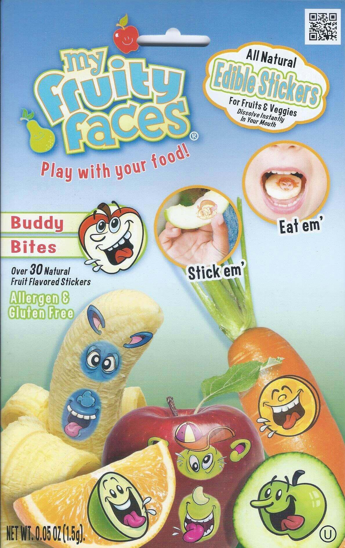 Fruity Faces Edible Stickers