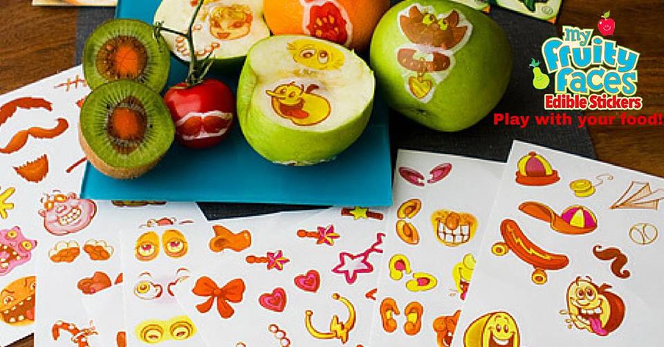 Fruity Faces Edible Stickers