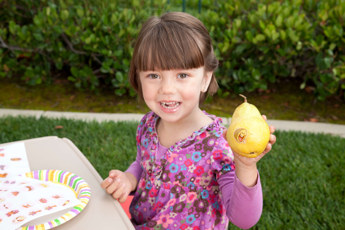 Fruity Faces Edible Stickers