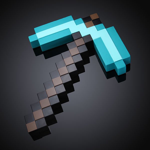 Full-size Minecraft Diamond Pickaxe