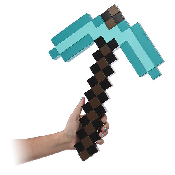 Full-size Minecraft Diamond Pickaxe