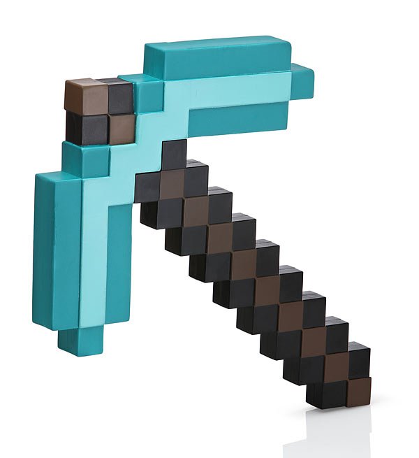 Full-size Minecraft Diamond Pickaxe