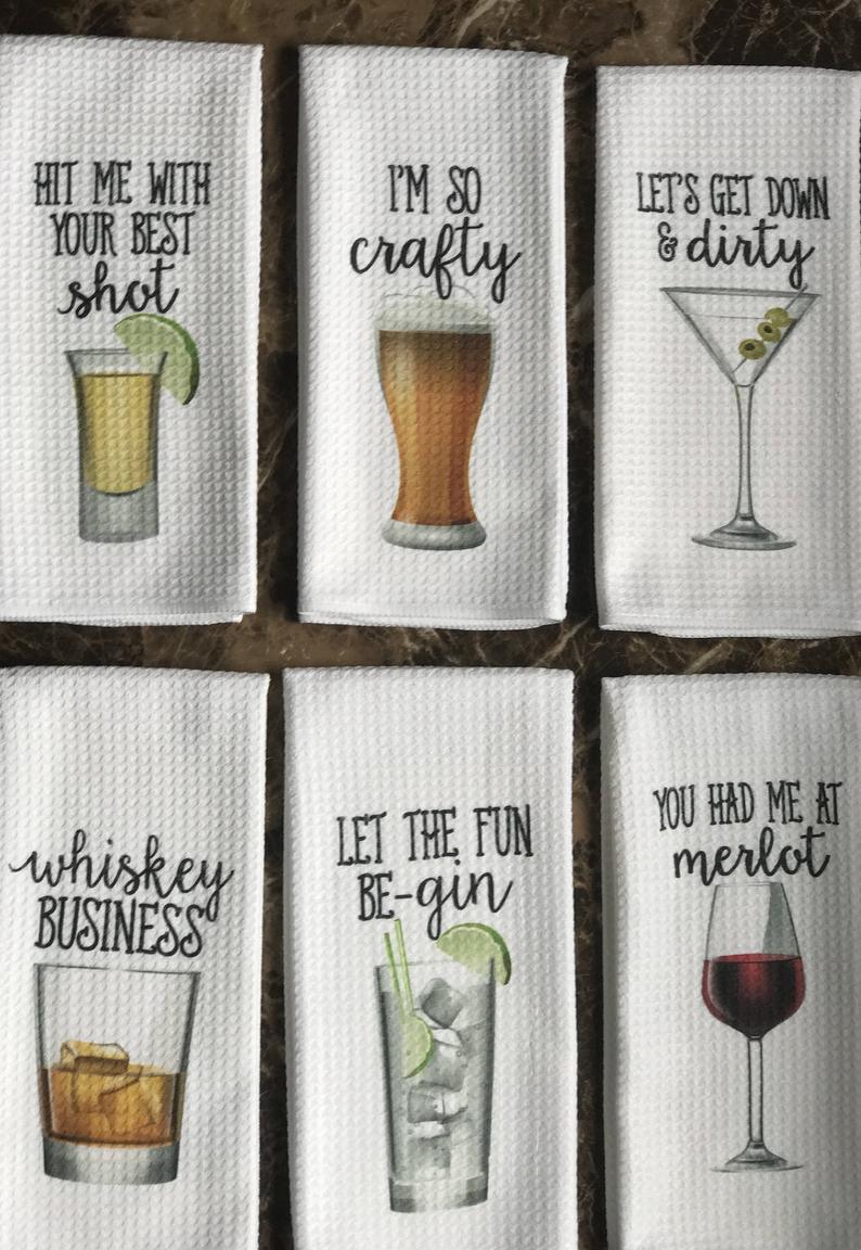 Funny Bar Towels