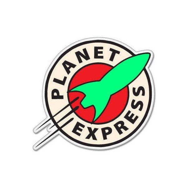 Futurama Planet Express Vynil Car Sticker Decal