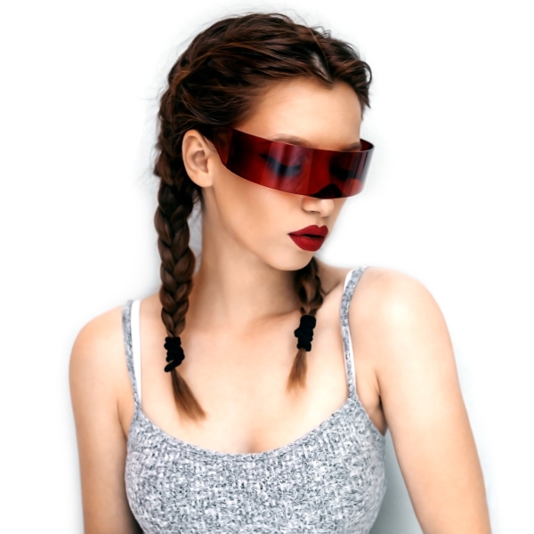 Futuristic Shield Sunglasses