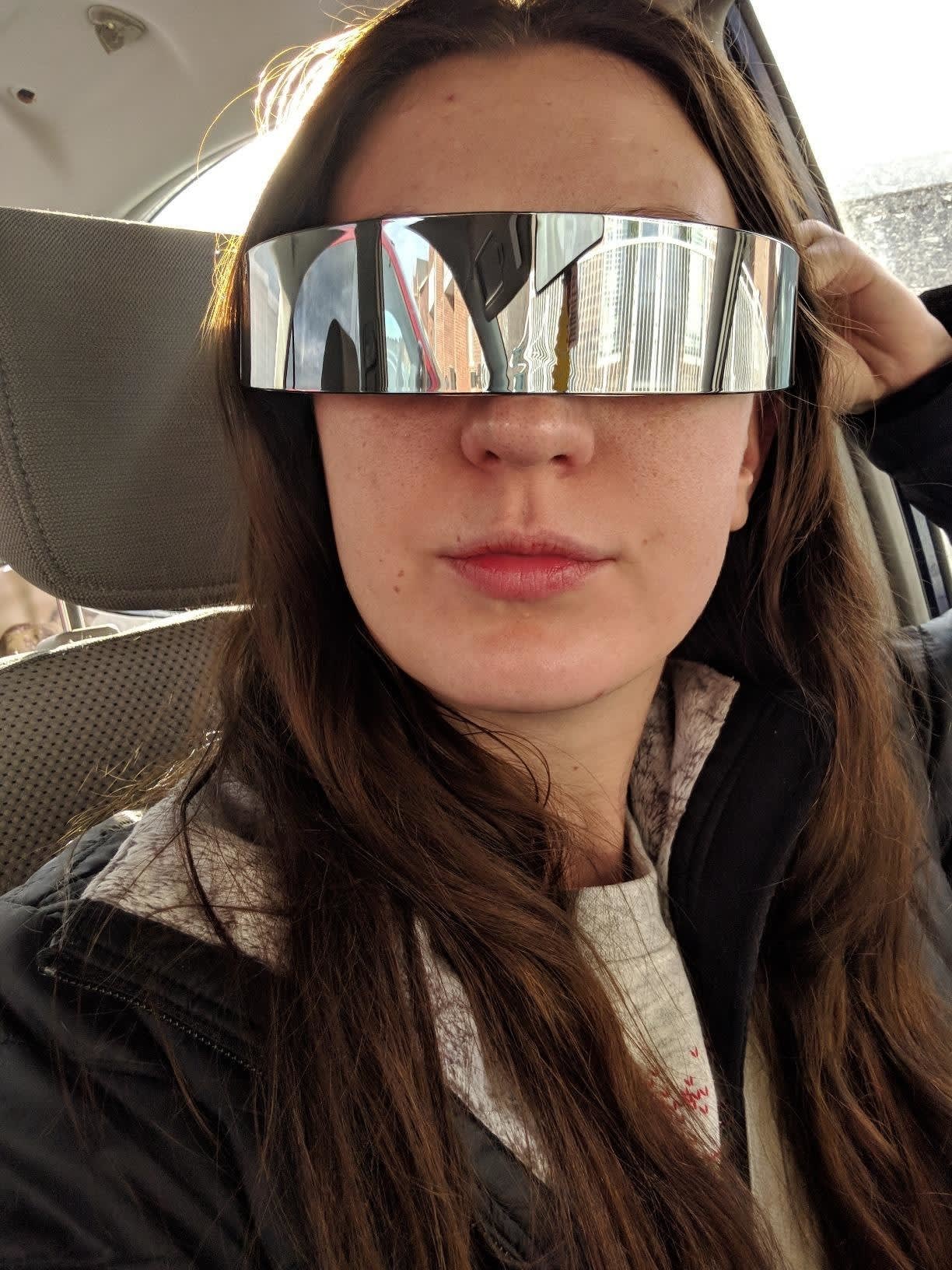 Futuristic Shield Sunglasses