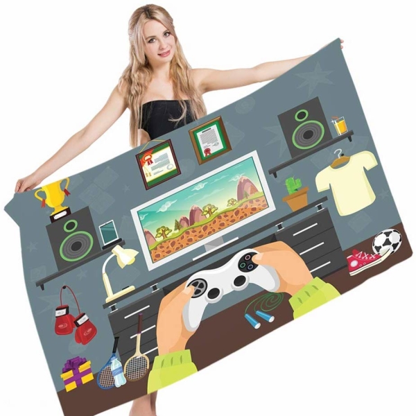 Gaming Beach Towel