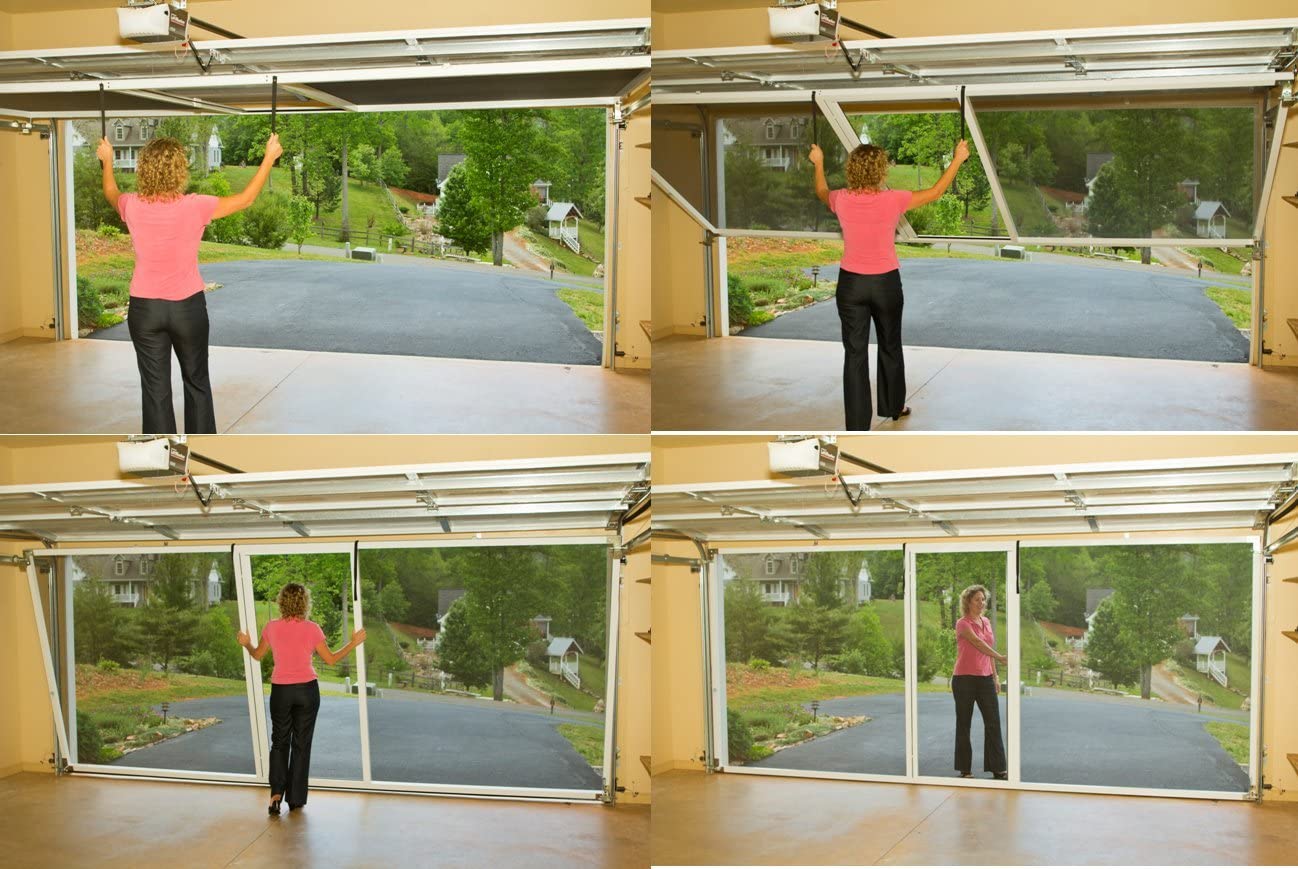 Garage Door Rolling Mosquito Screen