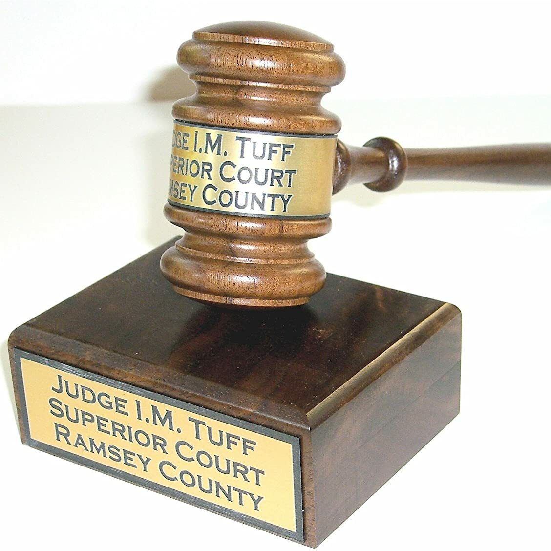 Gavel & Sound Block with Engraving