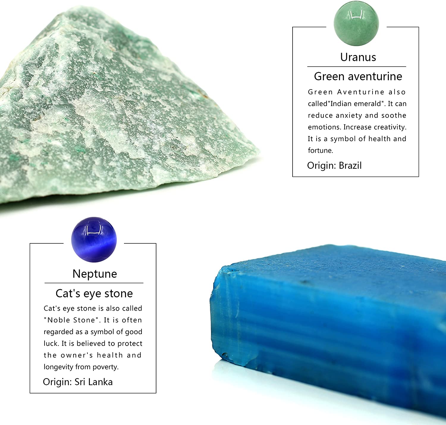 Gemstone Celestial Planets