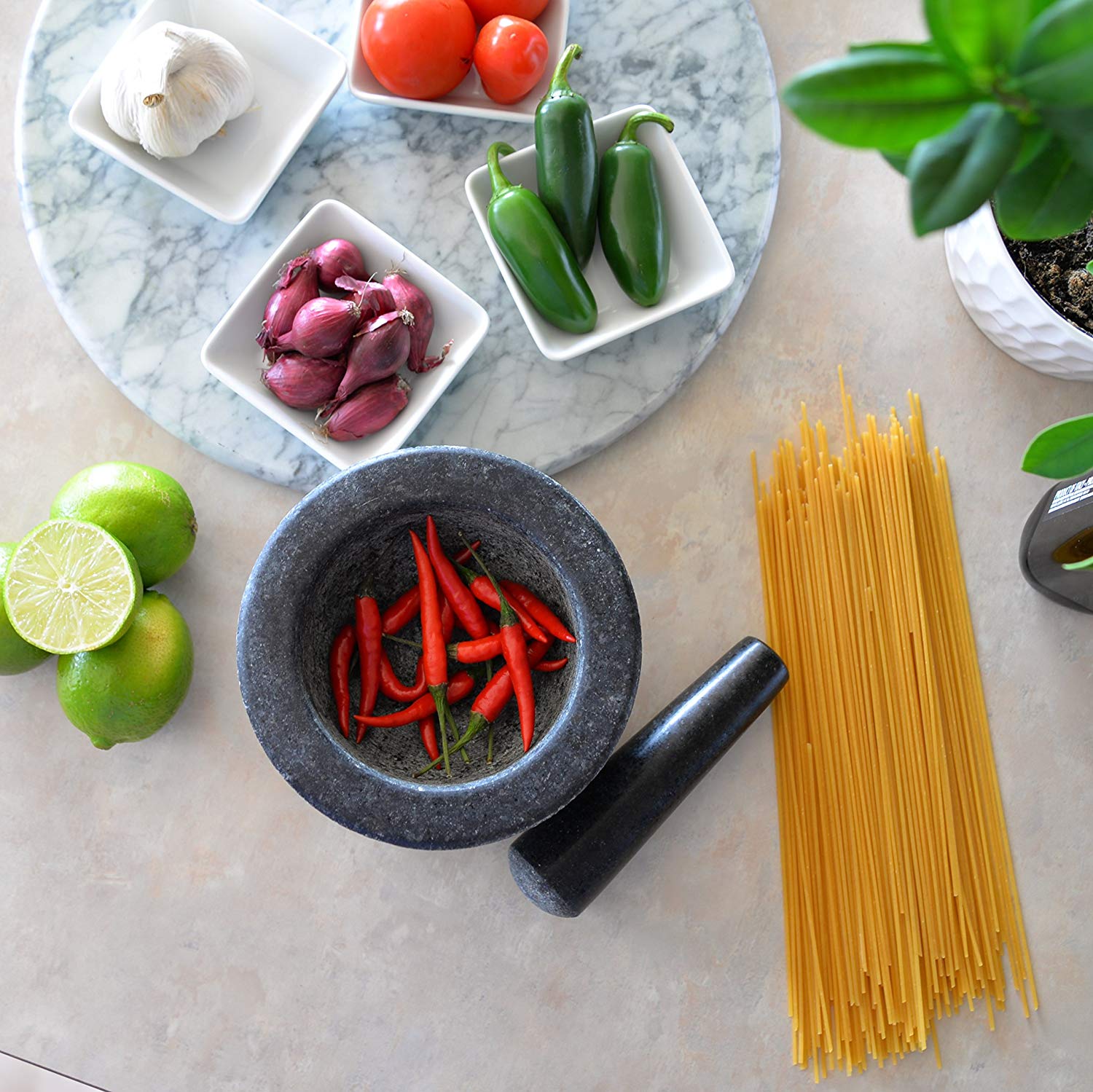 Genuine Mexican Manual Guacamole and Salsa Maker