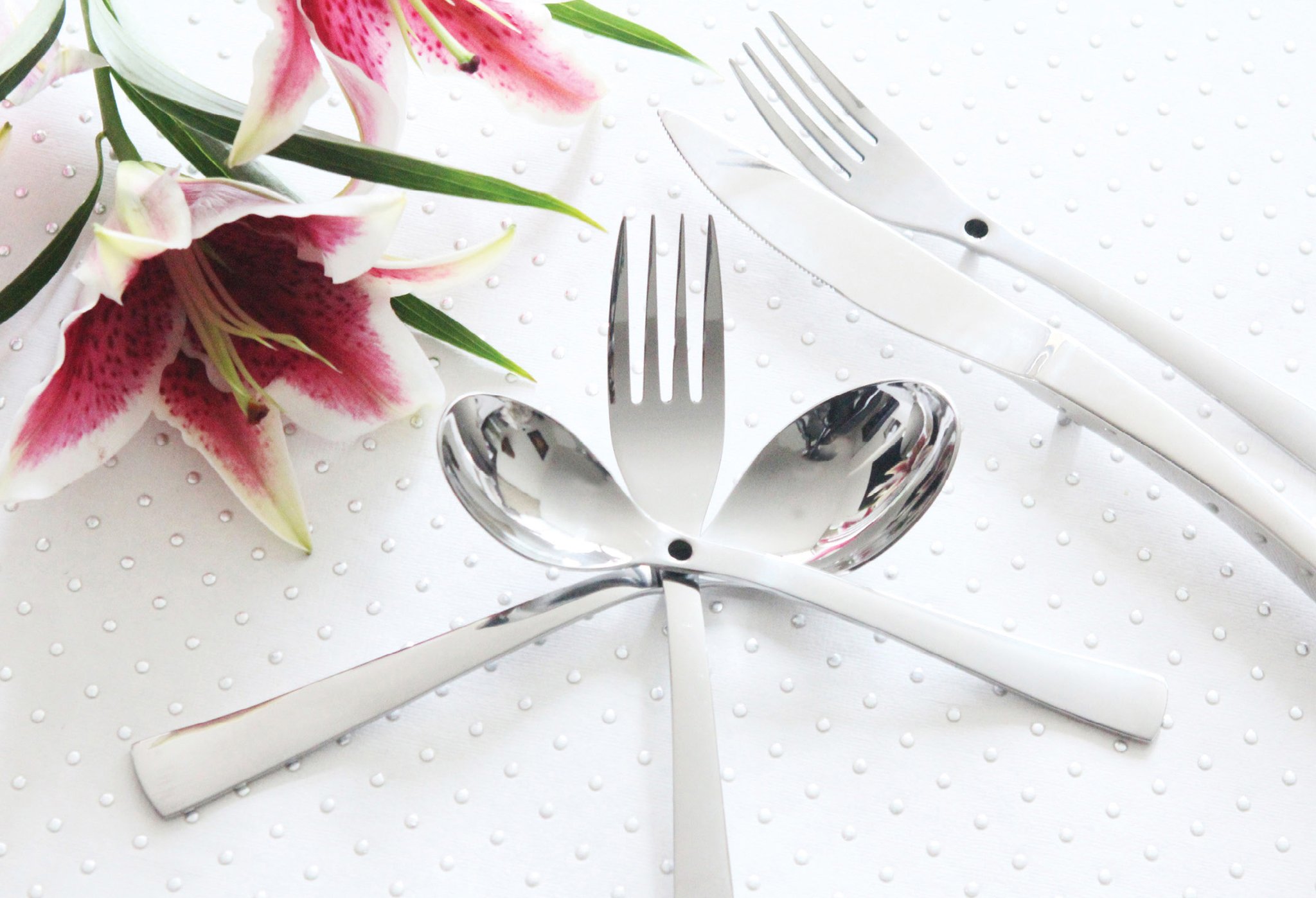 Germ Free Flatware That Never Touches the Table