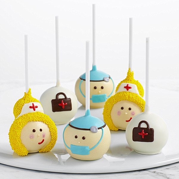 Get Well Chocolate Brownie Pops