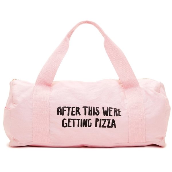 Getting A Pizza Gym Bag