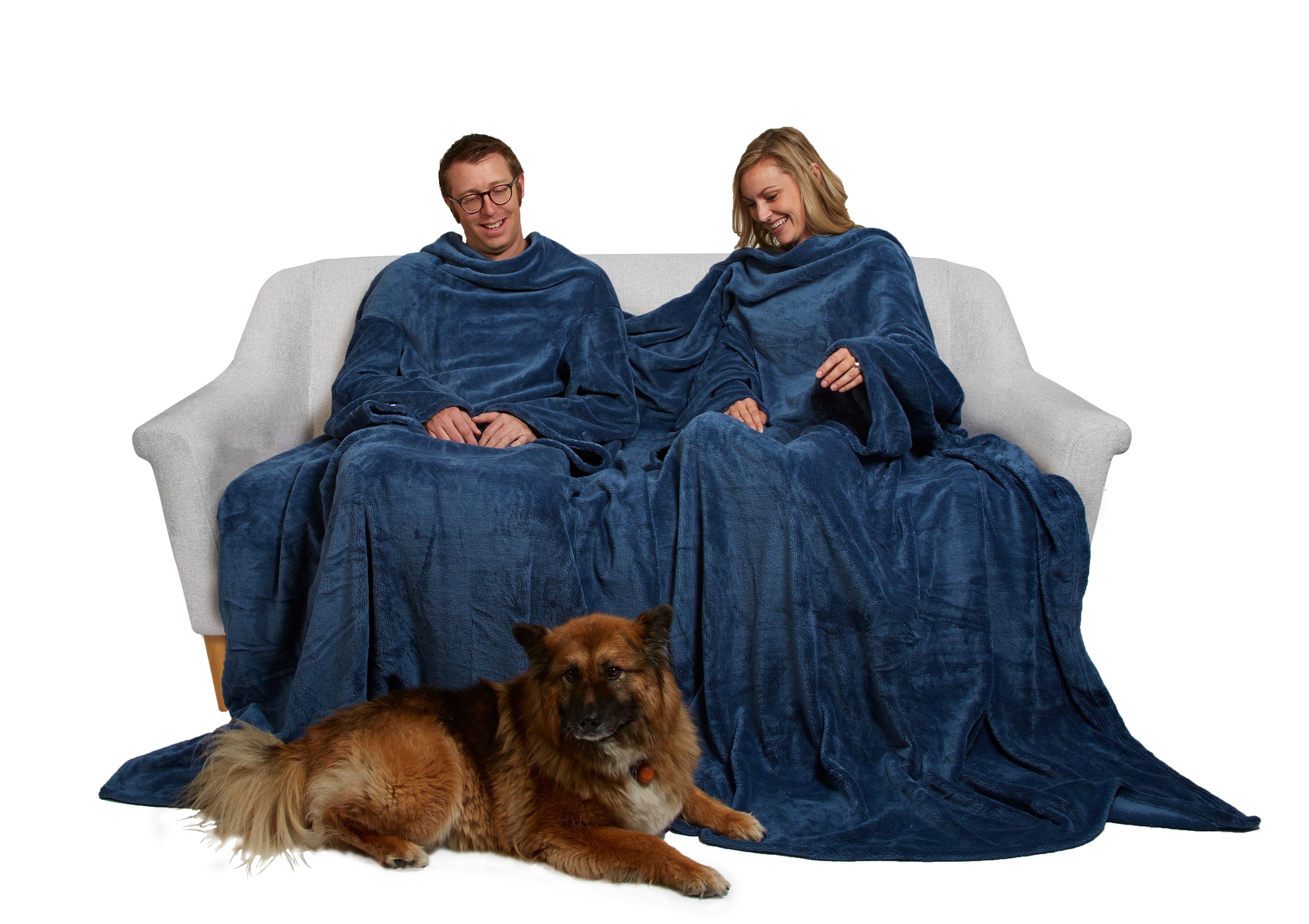 Giant Blanket With Sleeves for Couples Giftopix