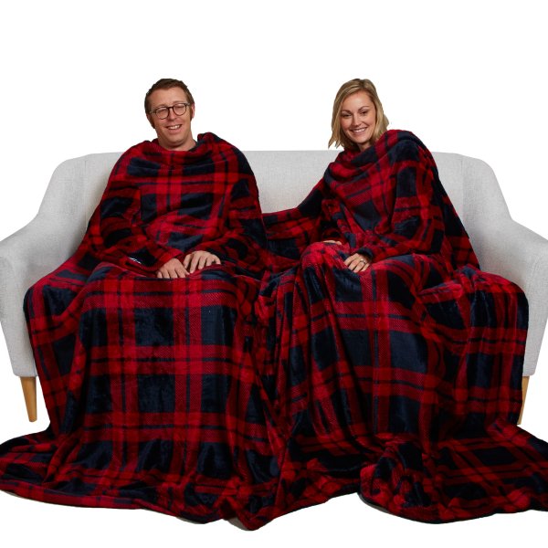 Giant Blanket With Sleeves for Couples