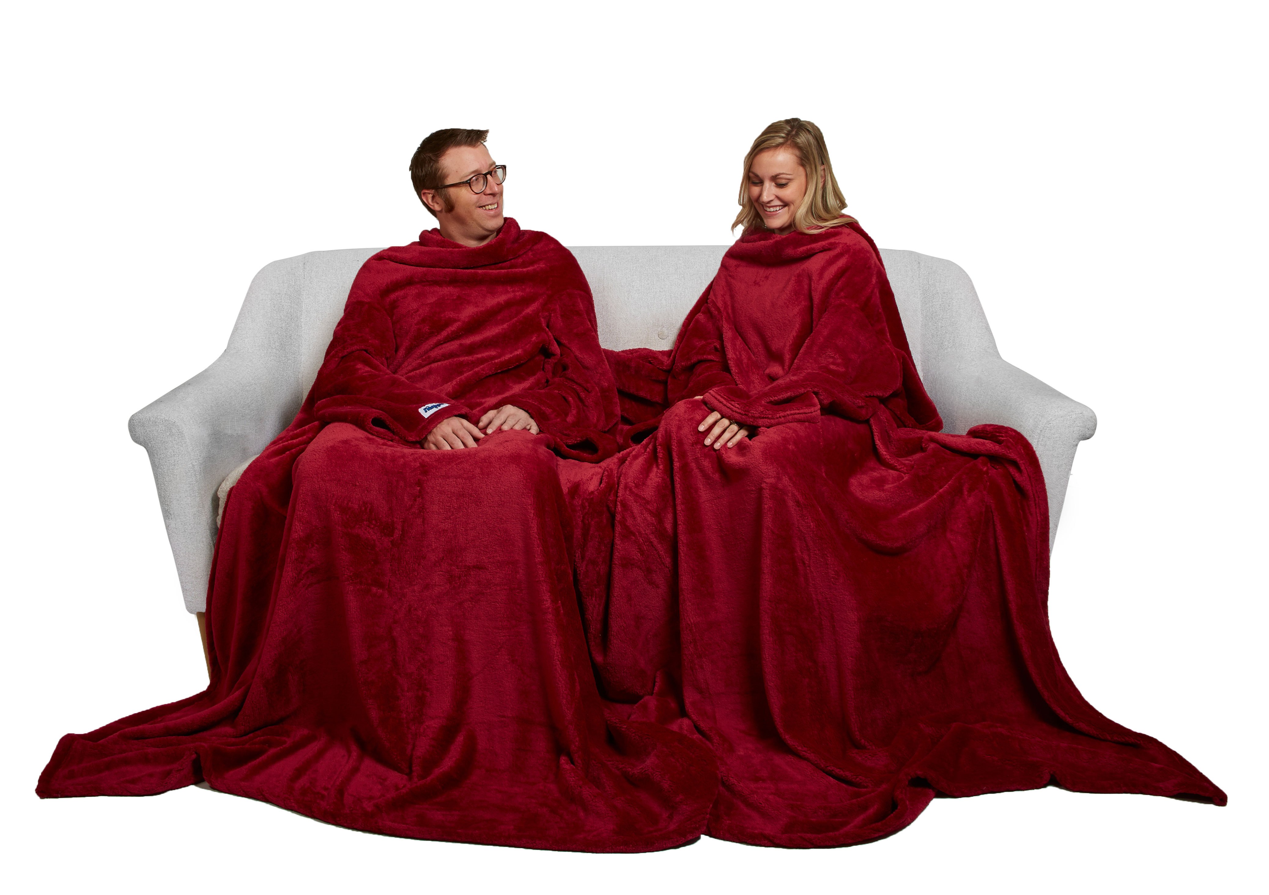 Giant Blanket With Sleeves for Couples