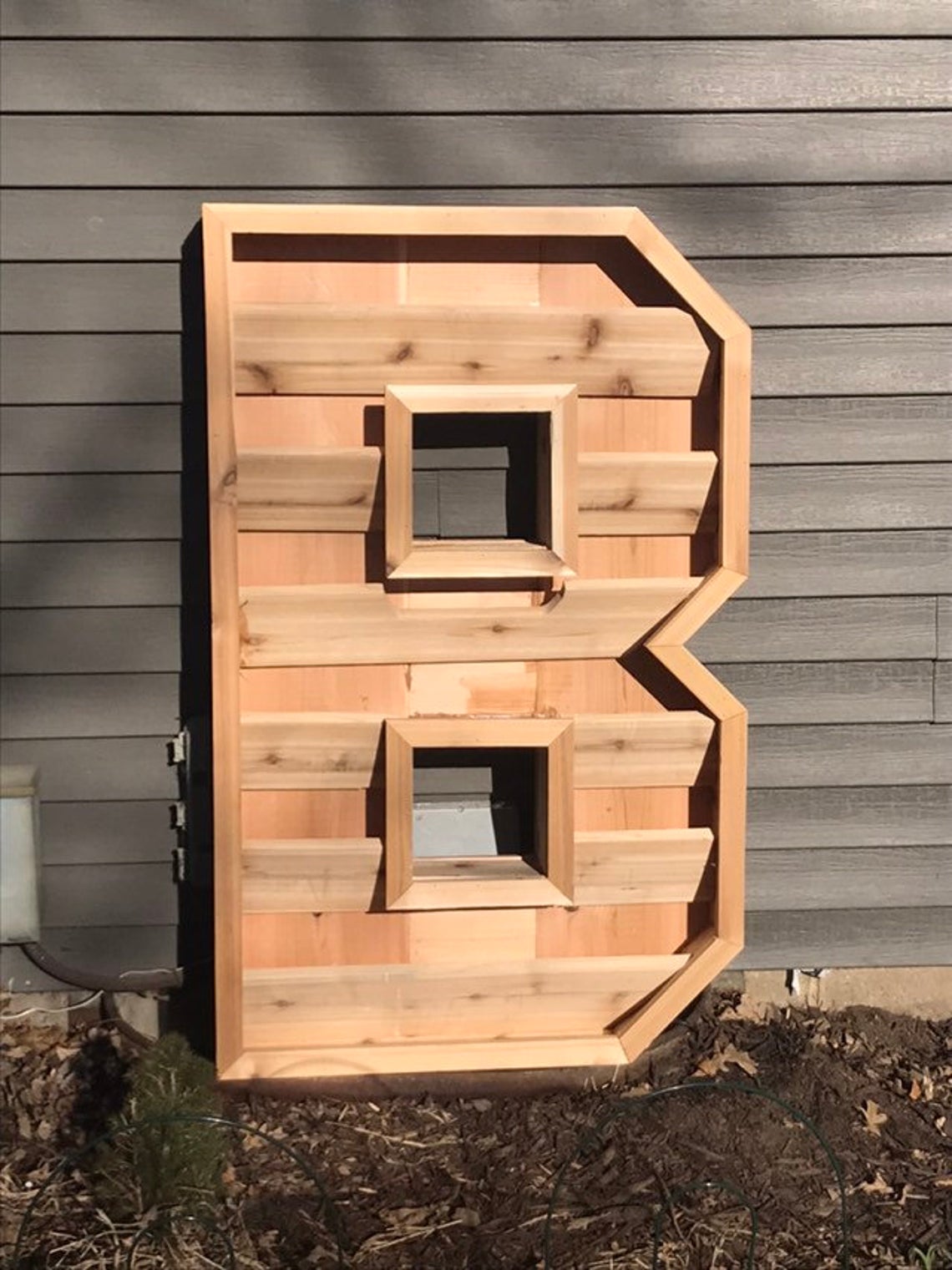 Giant Letter Shaped Planter