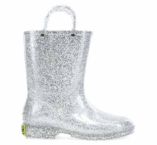 Girl's Glitter Rain Boots