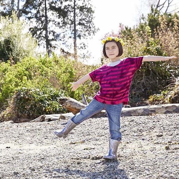 Girl's Glitter Rain Boots