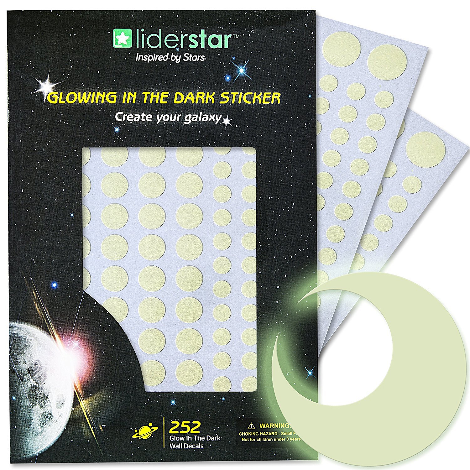 Glow In The Dark Stars Stickers