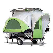 GO Camping Trailer with Equipment Rack and Storage